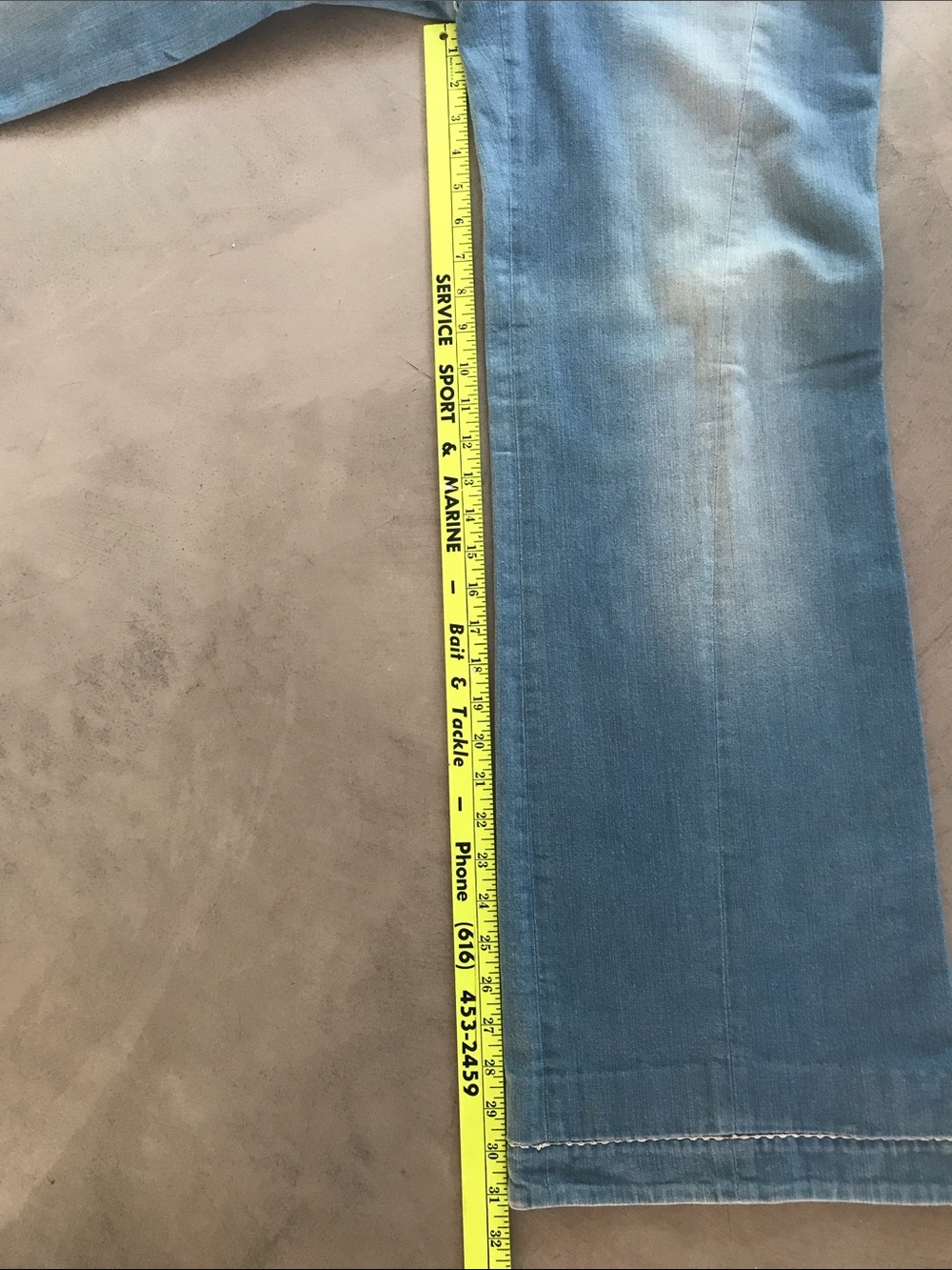 CHANEL Light Wash Wide Leg Jeans — Pale Blue Denim - Picture 10 of 16